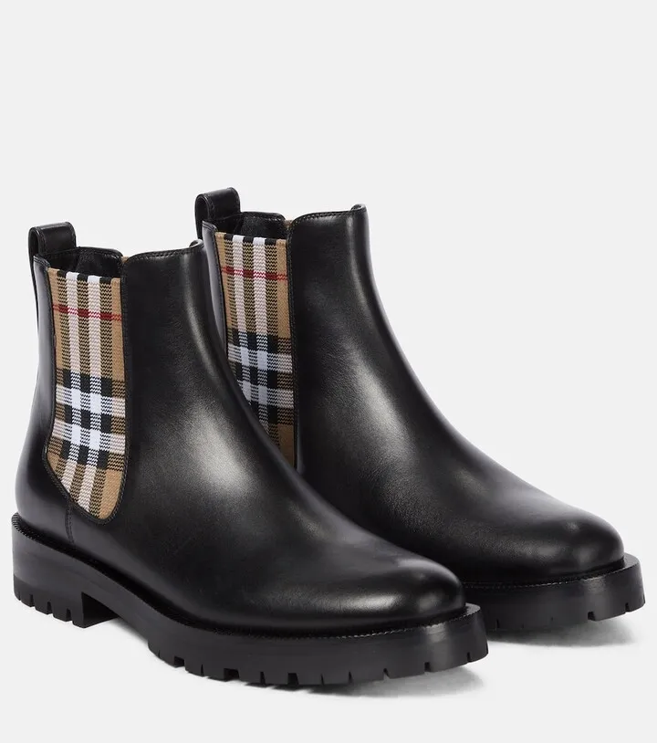 Leather Chelsea boots