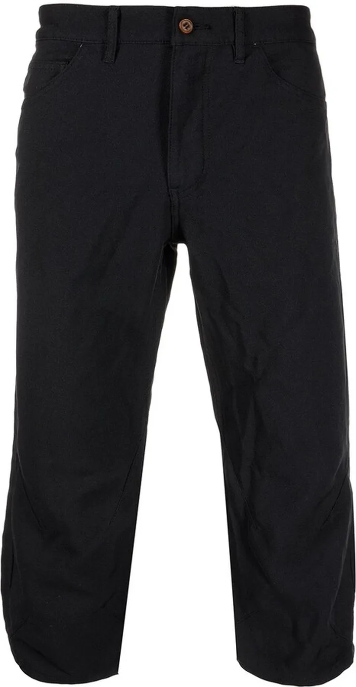 Slim Cut Cropped Trousers