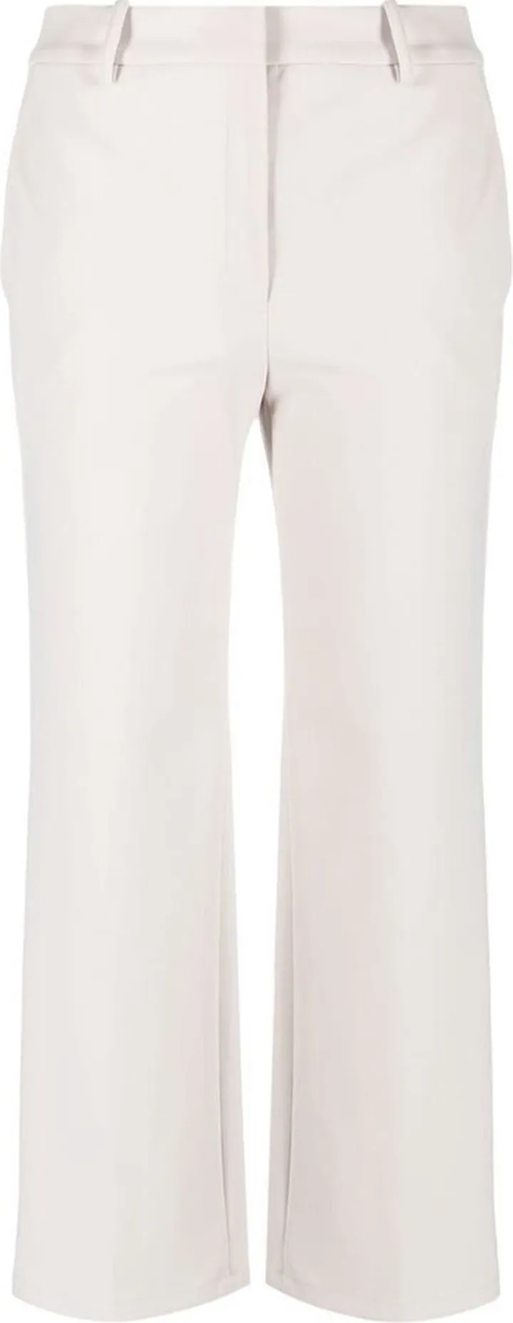 Cropped Straight-Leg Trousers