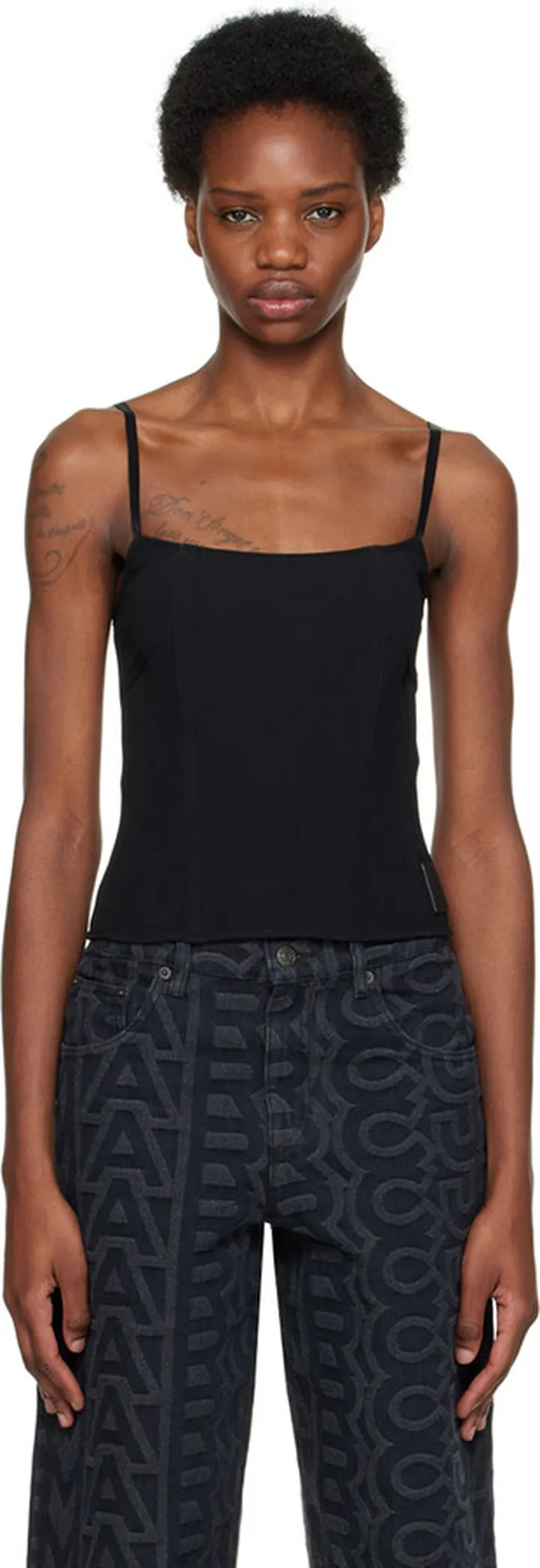 Marc Jacobs Black 'The Structured' Camisole