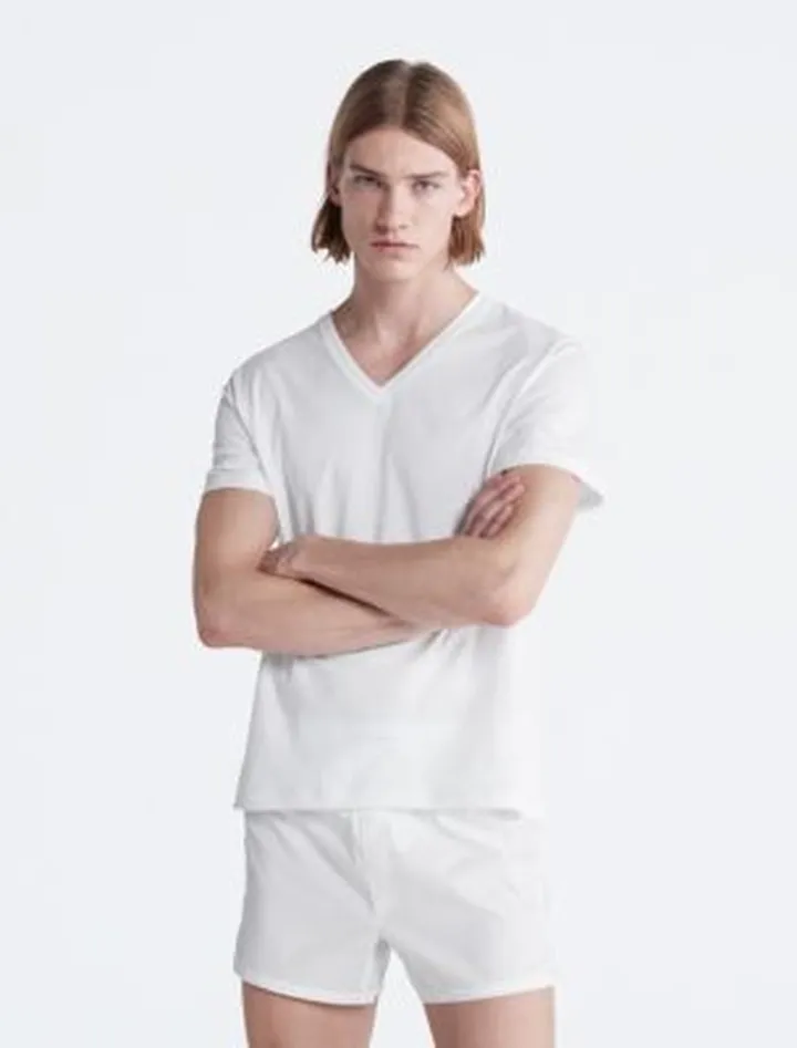Cotton Classic Fit 3-Pack V-Neck T-Shirt