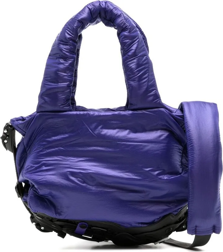 Metallic-Effect Messenger Bag