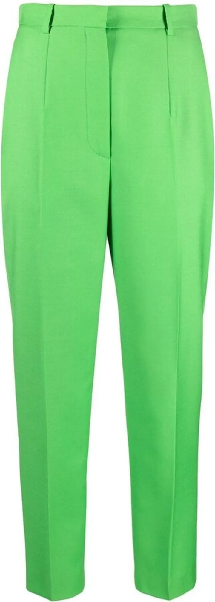 High-Waisted Cropped Trousers