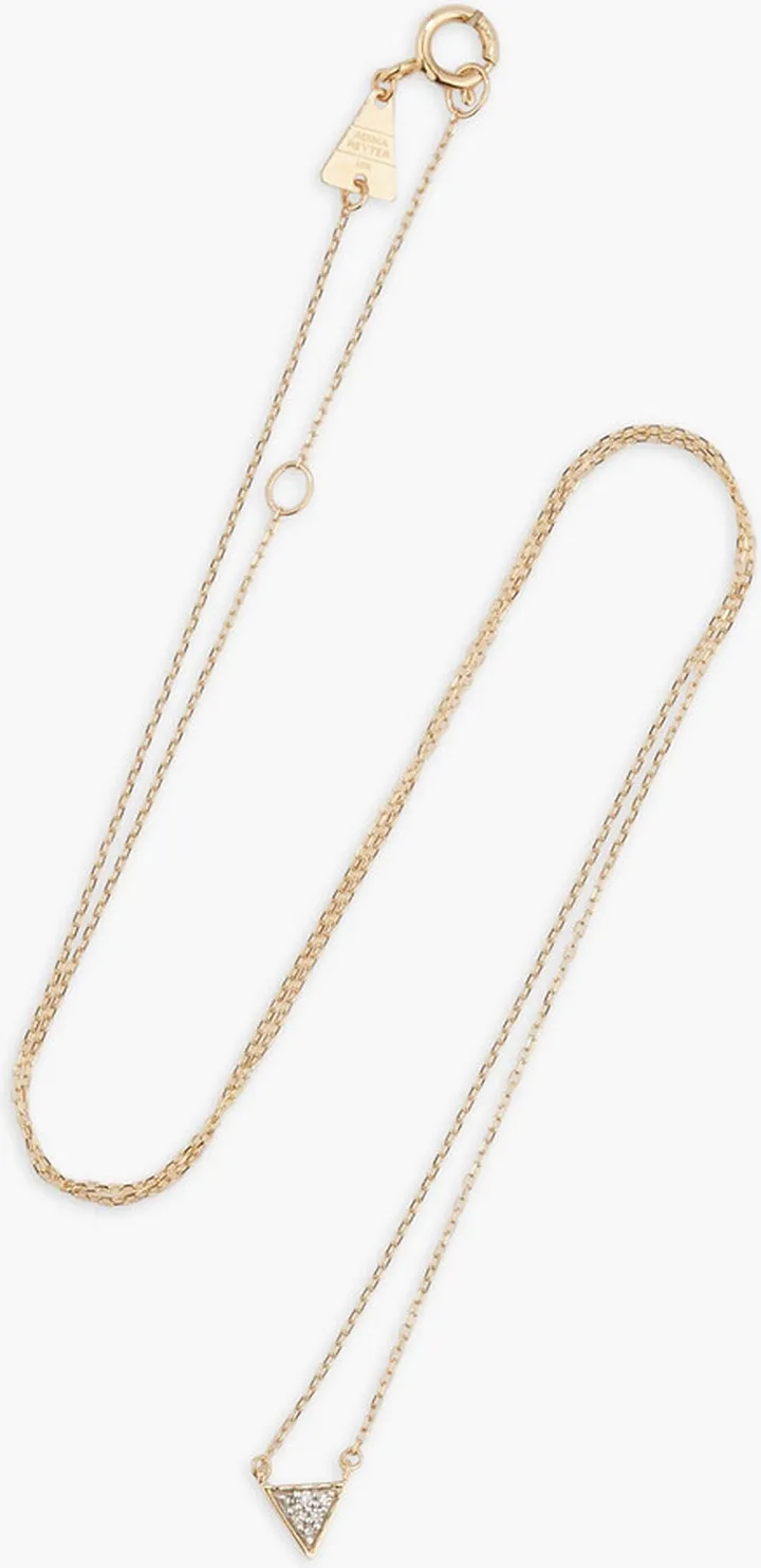 14-Karat Gold Diamond Necklace