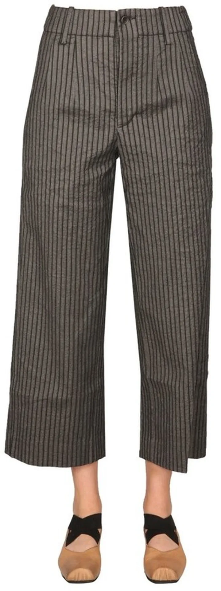 Uma Wang Pinstriped Cropped Pants