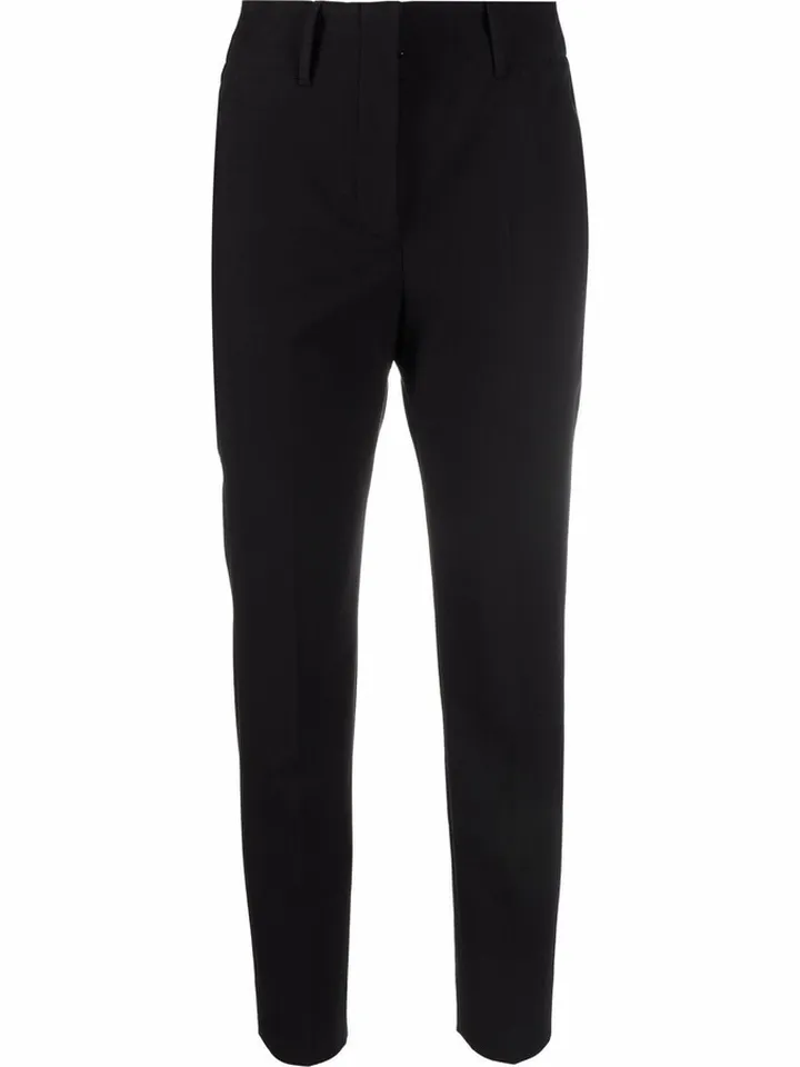Cropped Slim-Fit Trousers