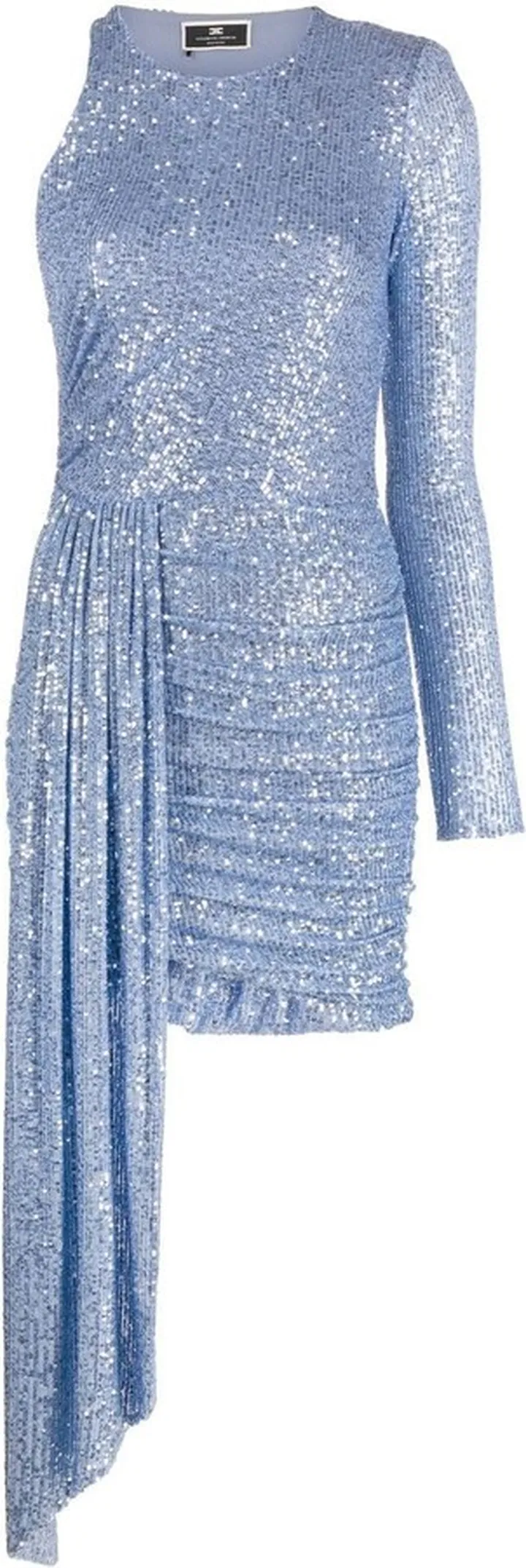 Asymmetric Sequinned Dress