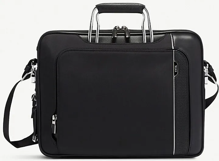 Black Arrivé Hannover Slim Briefcase