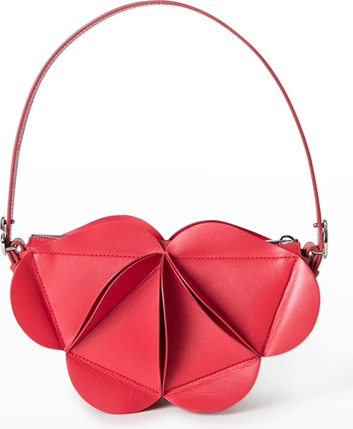 Origami Leather Shoulder Bag