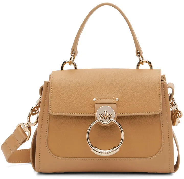Chloé Beige Mini Tess Day Bag