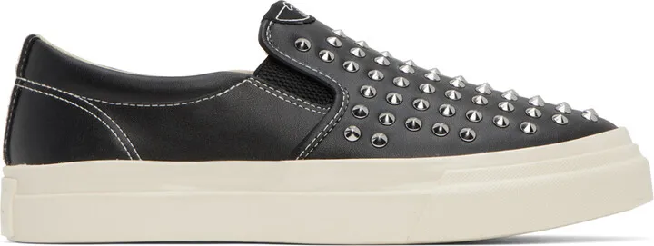 Junya Watanabe Black Studded Sneakers