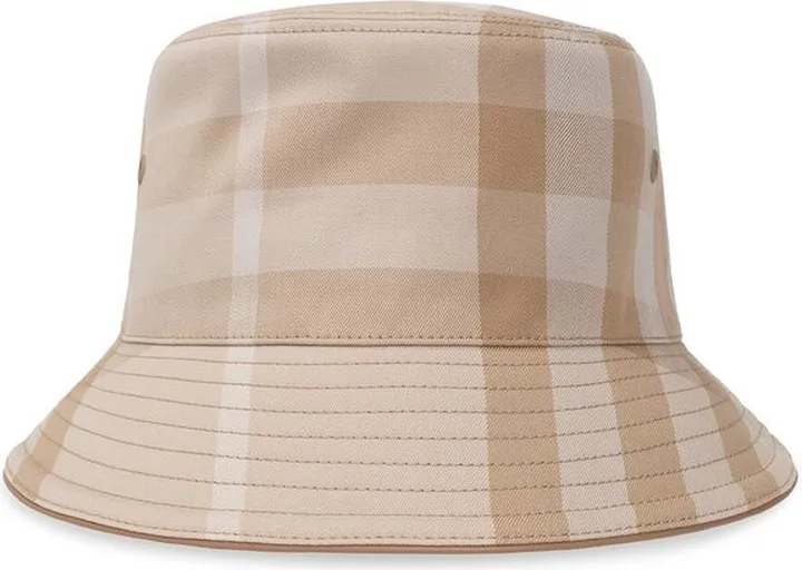 Burberry Checked Dropped-Brim Bucket Hat