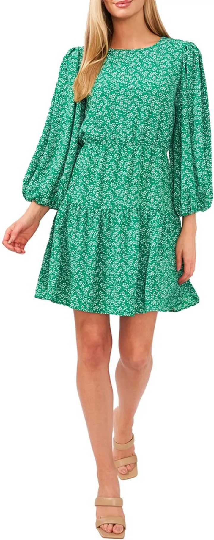 Ruffle Long Sleeve Minidress