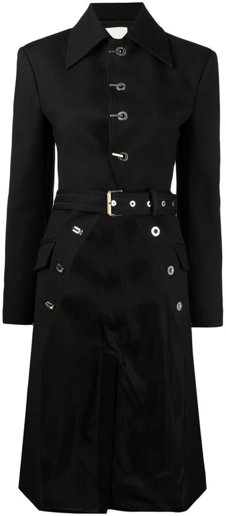 Frock belted coat