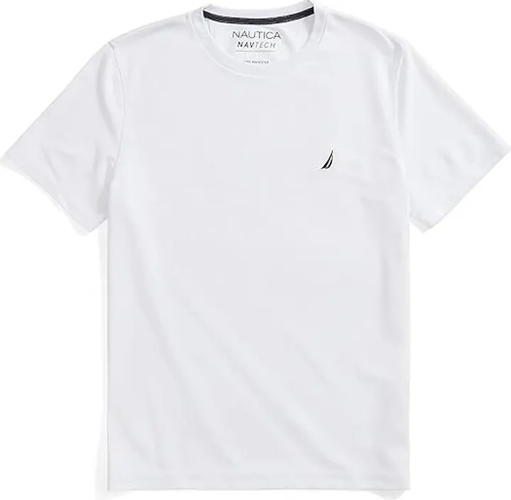 Nautica Men's Navtech Tee (Bright White) Men's T Shirt