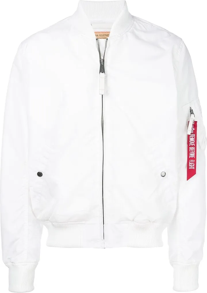 Zipped Bomber Jacket