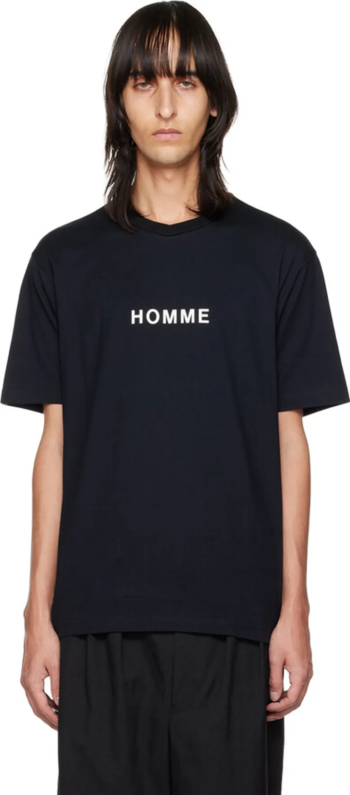 Comme des Garçons Homme Black 'Homme' T-Shirt