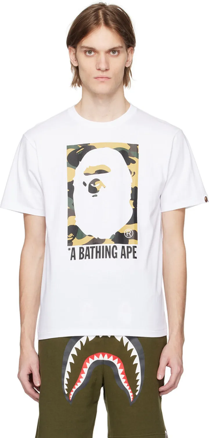 BAPE White Box Ape Head T-Shirt