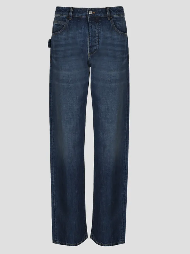 Bottega Veneta boyfriend fit denim.