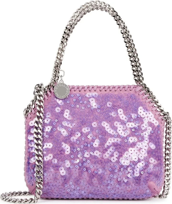 Stella McCartney Falabella Mini Sequin-embellished Tote