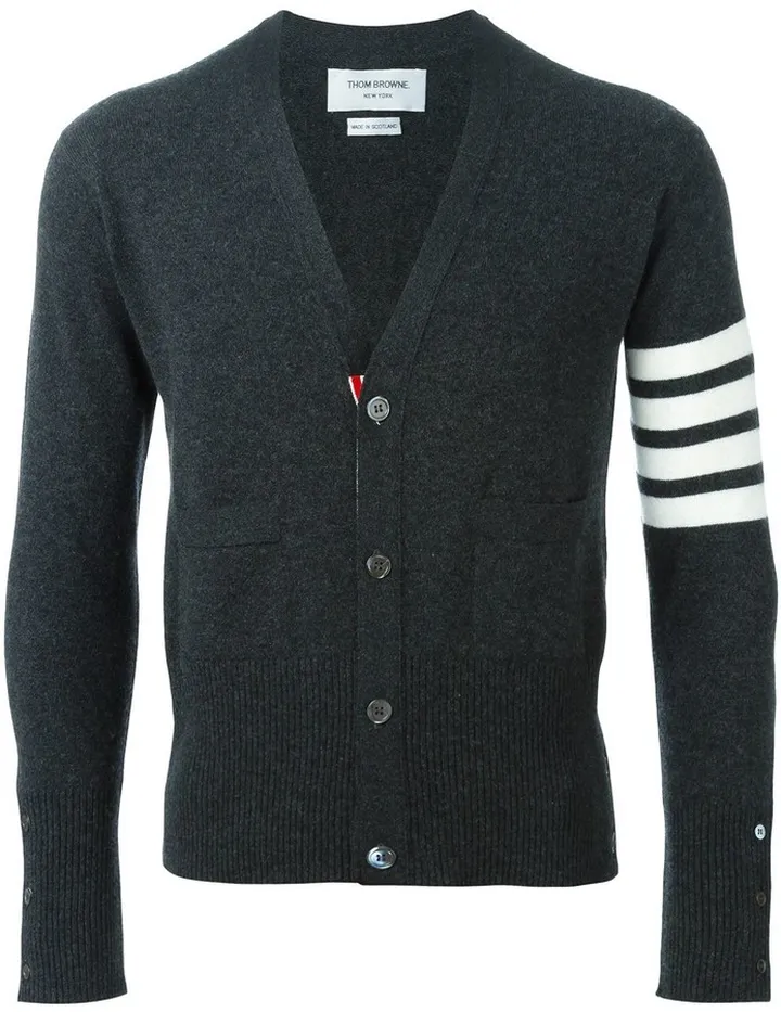 4-Bar Cashmere Cardigan