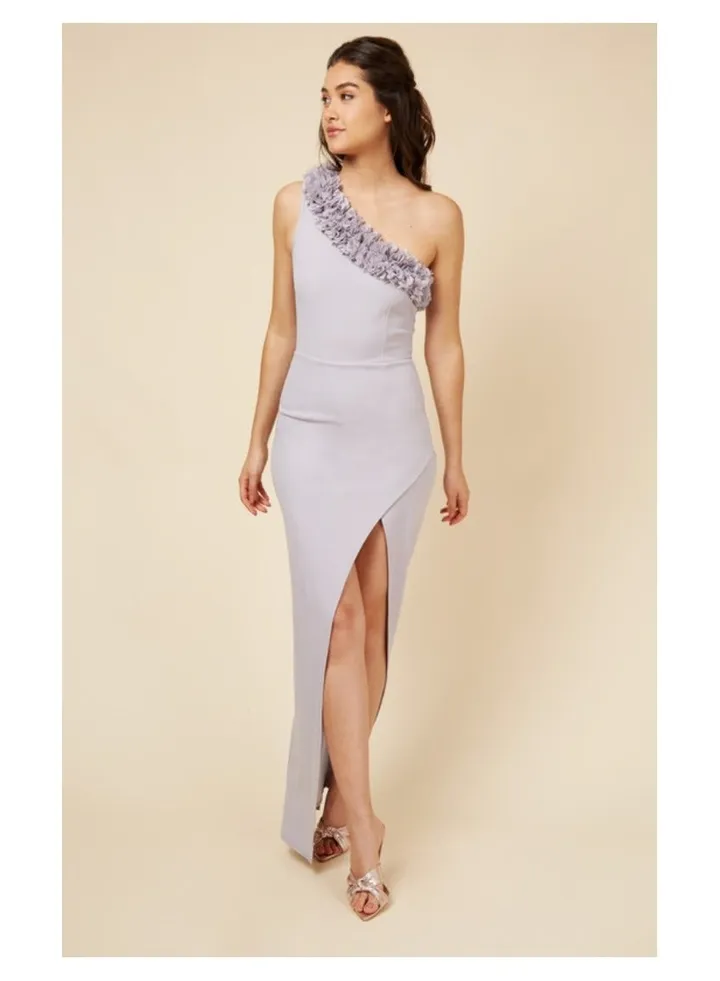 Little Mistress Grey Bridesmaid Dress