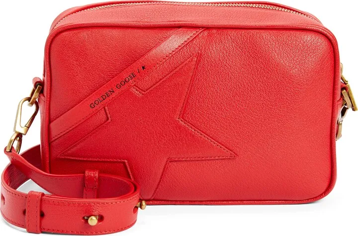 Star Leather Crossbody Camera Bag