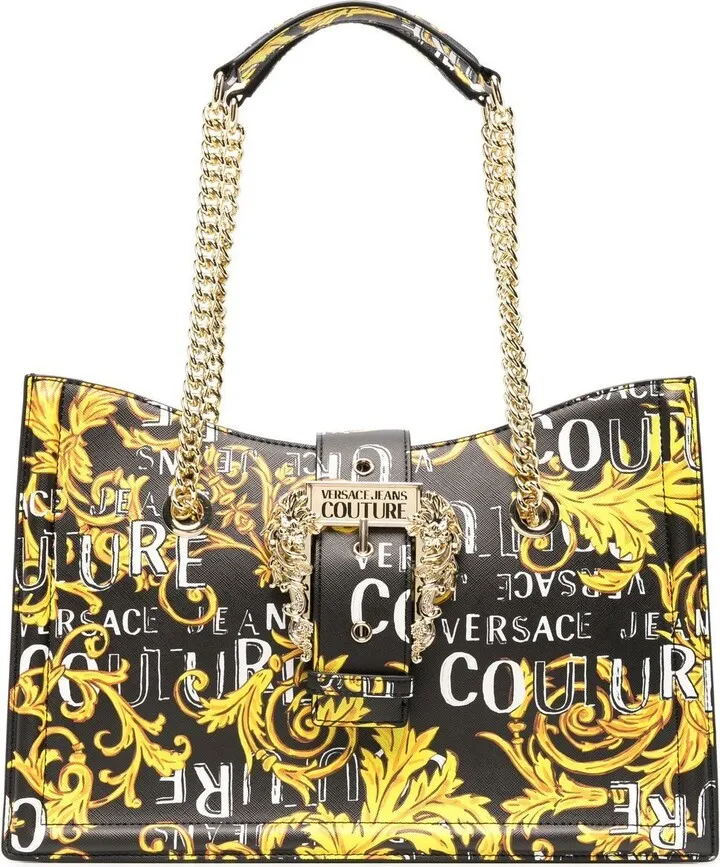 Barocco-print tote bag