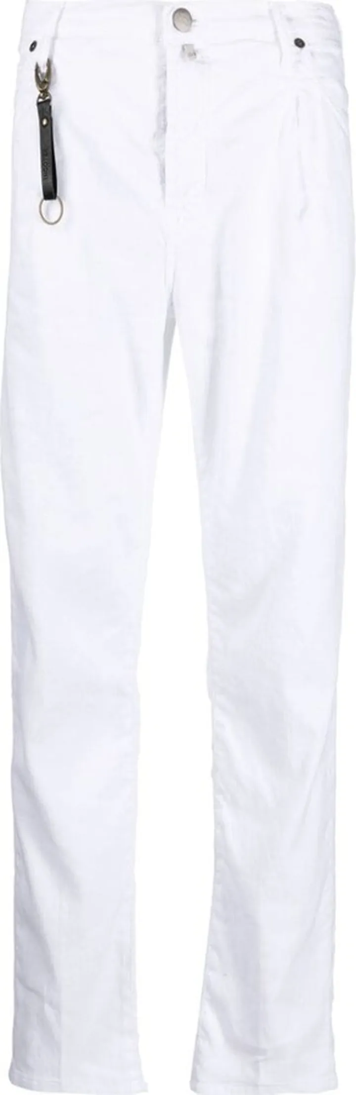 Tapered Linen-Blend Trousers