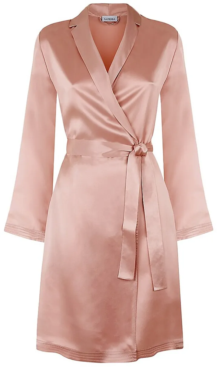 Silk Satin Short Robe