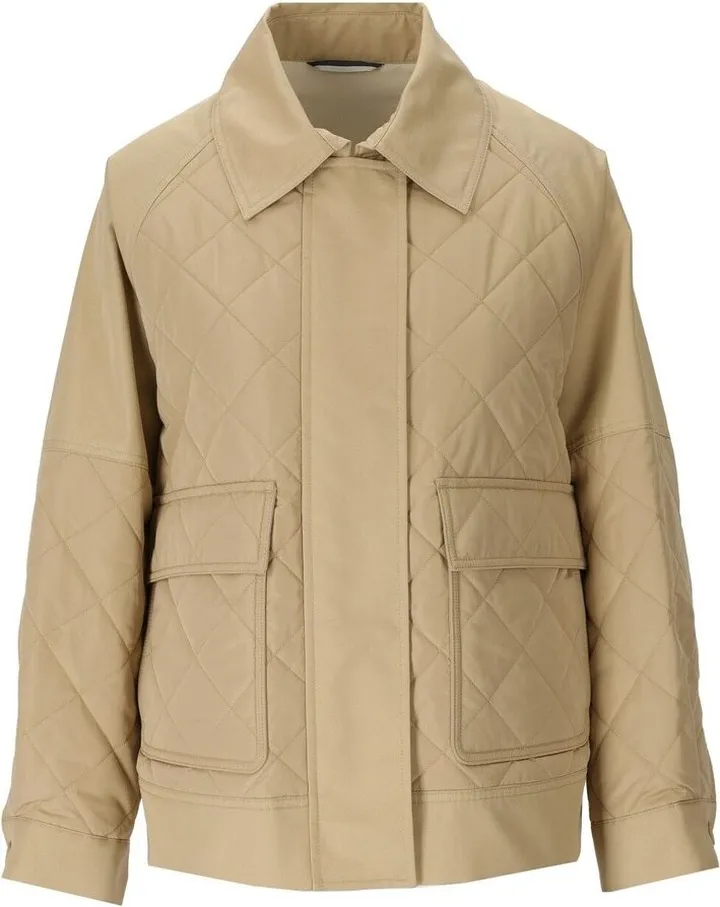 Weekend Max Mara Diamond Quilted Zipped Jacket