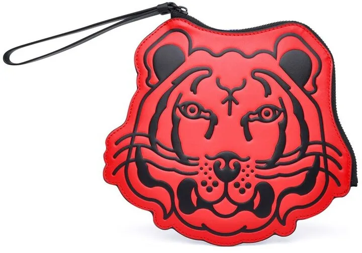 Kenzo Tiger Motif Coin Case