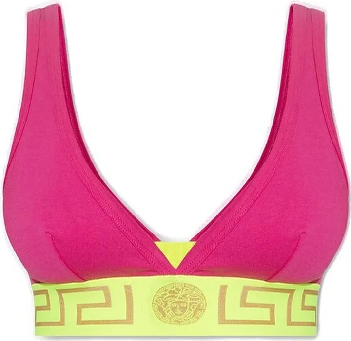 Versace Medusa Band V-Neck Bra