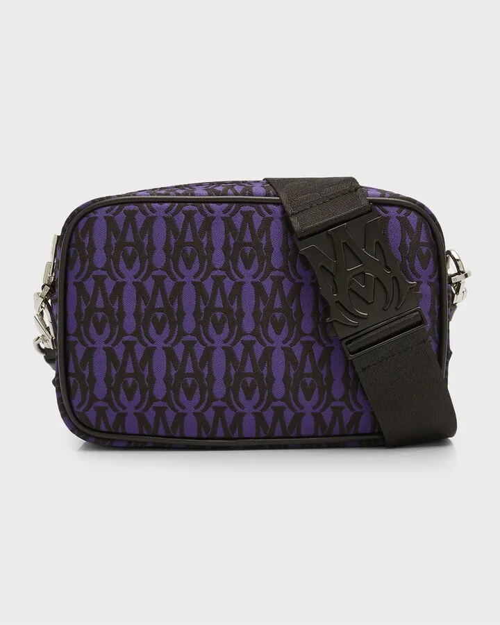 Men's MA-Monogram Crossbody Bag