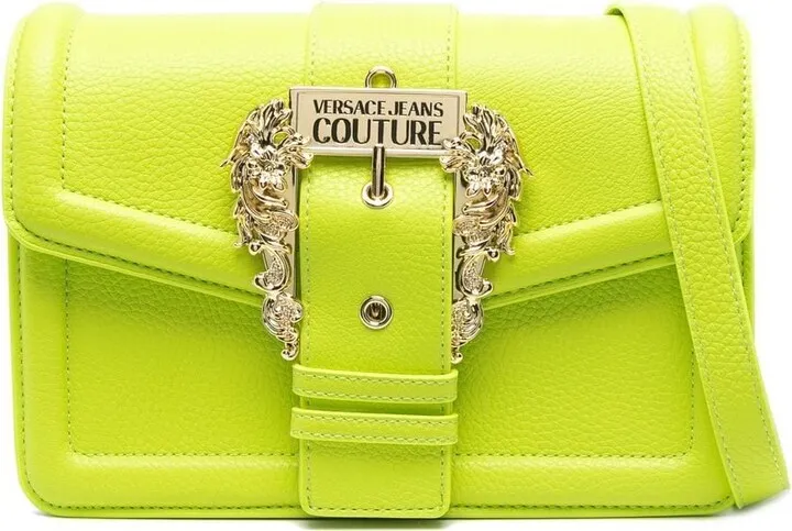 Baroque-buckle shoulder bag