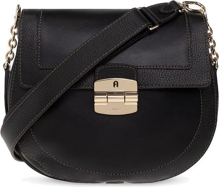 Furla Club Logo Detailed Crossbody Bag