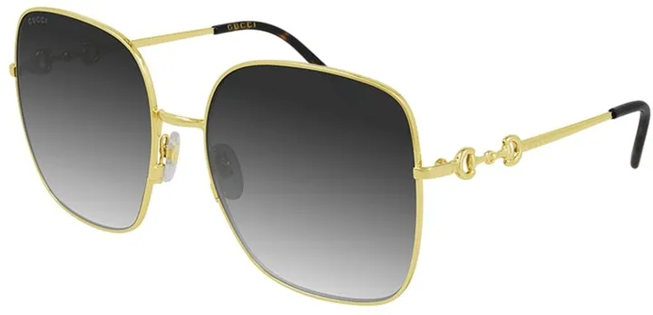 Oversized Square Metal Sunglasses