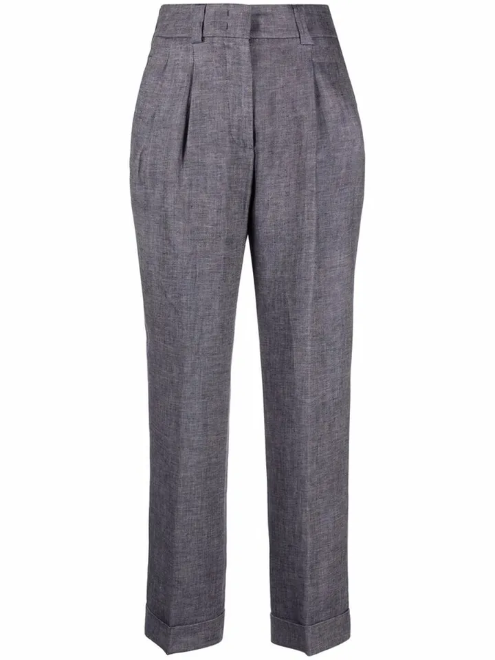 Cropped Tailored Trousers