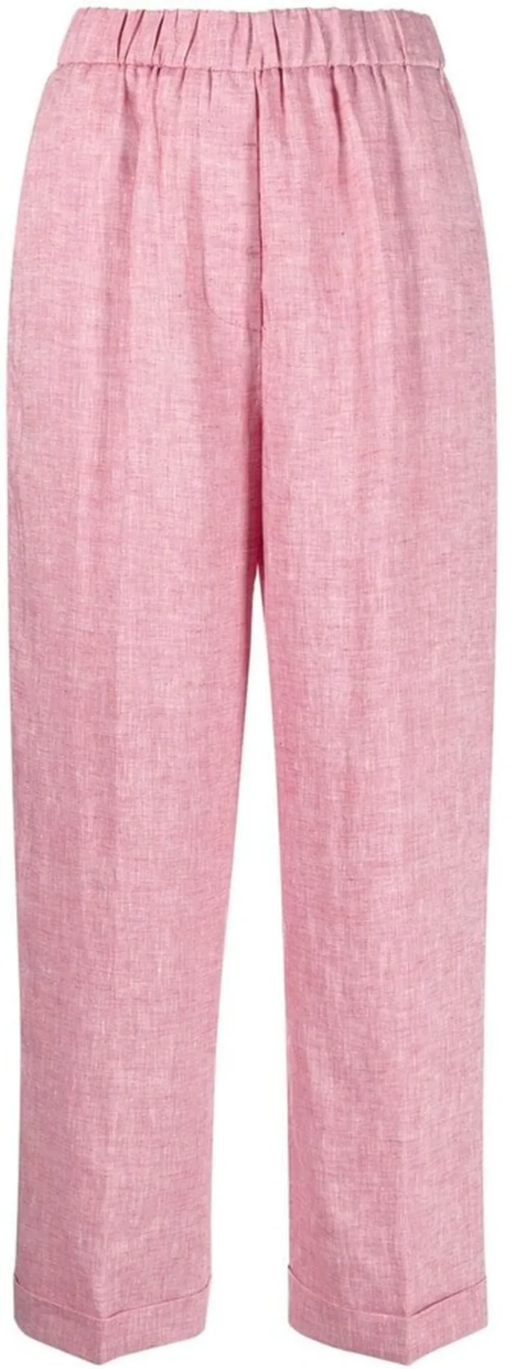 Cropped Linen Trousers