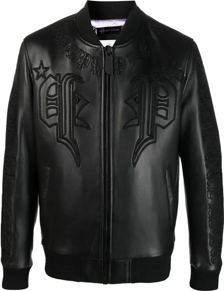 Leather Bomber Jacket