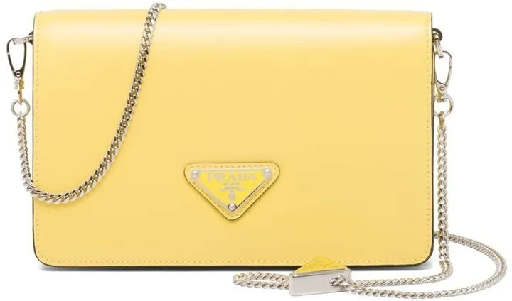Triangle-logo small shoulder bag