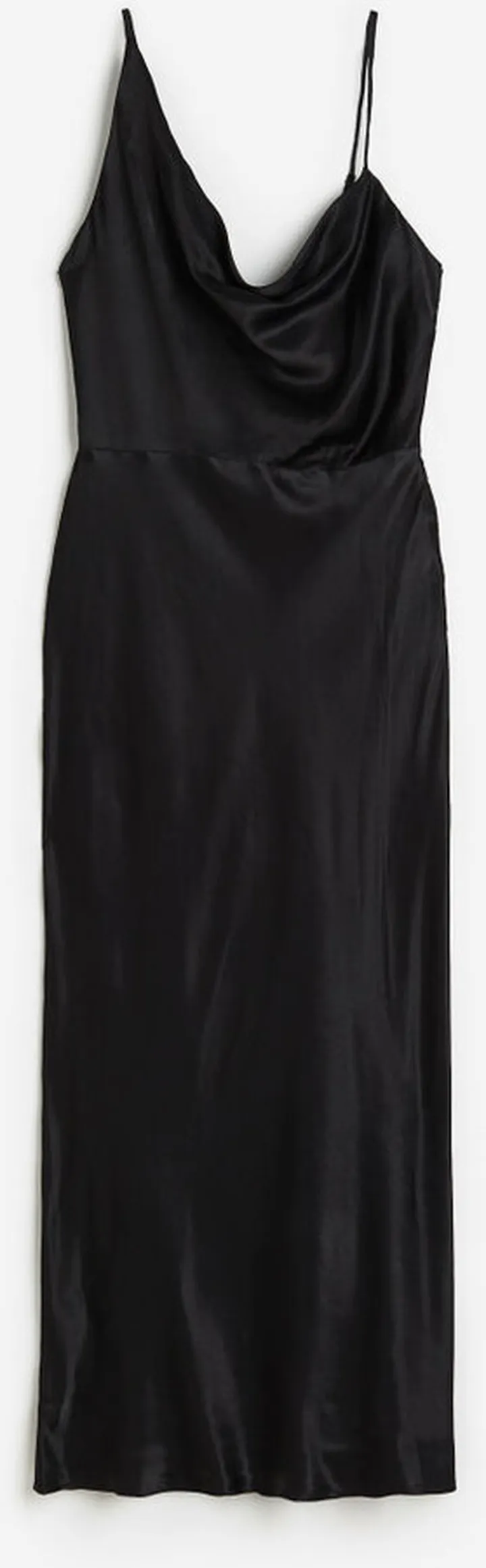 Asymmetric Satin Dress