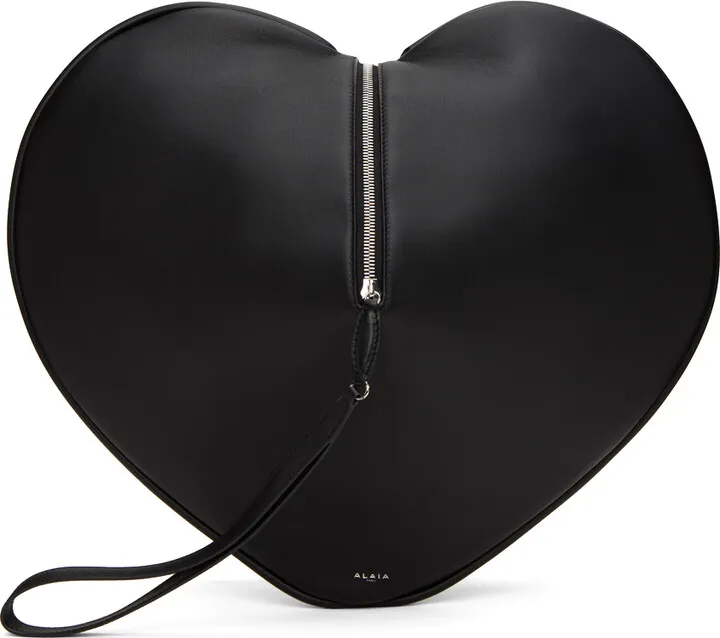 ALAÏA Black 'Le Coeur' Pouch