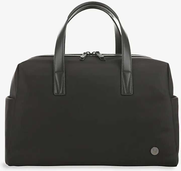 Black Chelsea Overnight Woven bag 26cm