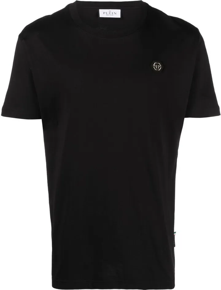 glass skull-print T-shirt