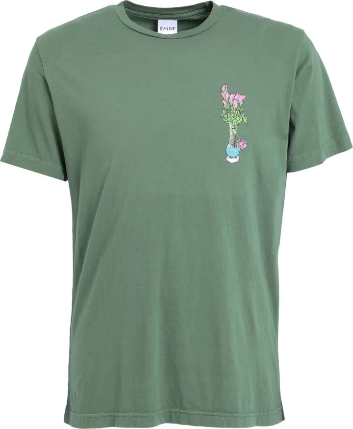 Flower Vase Tee T-shirt Green