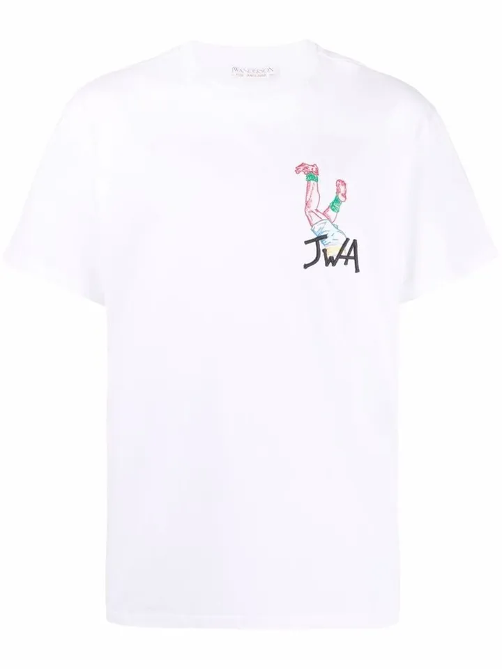embroidered-logo cotton T-shirt