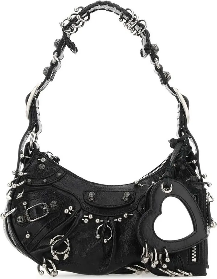 Balenciaga XS Le Cagole Mirror Tag Shoulder Bag