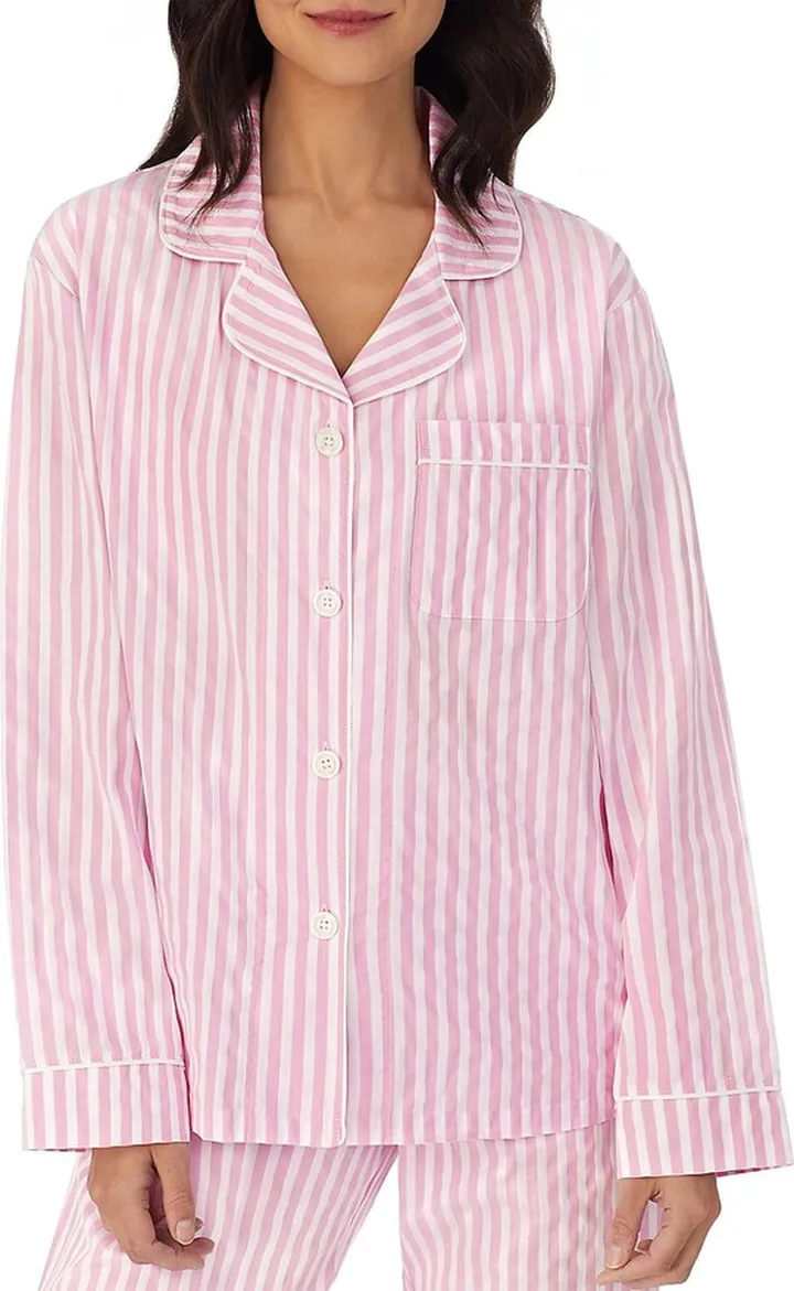 Long-Sleeve Cotton Pajama Set
