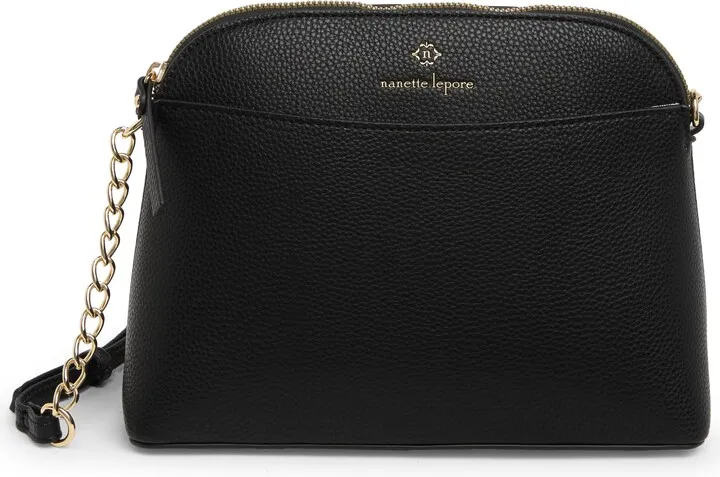 Thea Dome Faux Leather Crossbody Bag